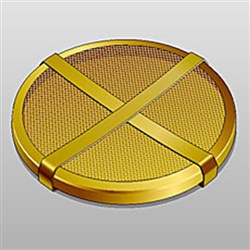 HA-Cage vergoldeter Probenkäfig z.B. für Baumwolle 214695