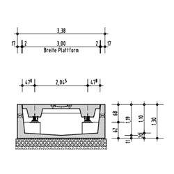Detail Bild Tiefe Wanne 1,3m Gesamtbauhöhe vergrößern