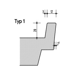 Detail Bild Schrammbord Typ 1 vergrößern
