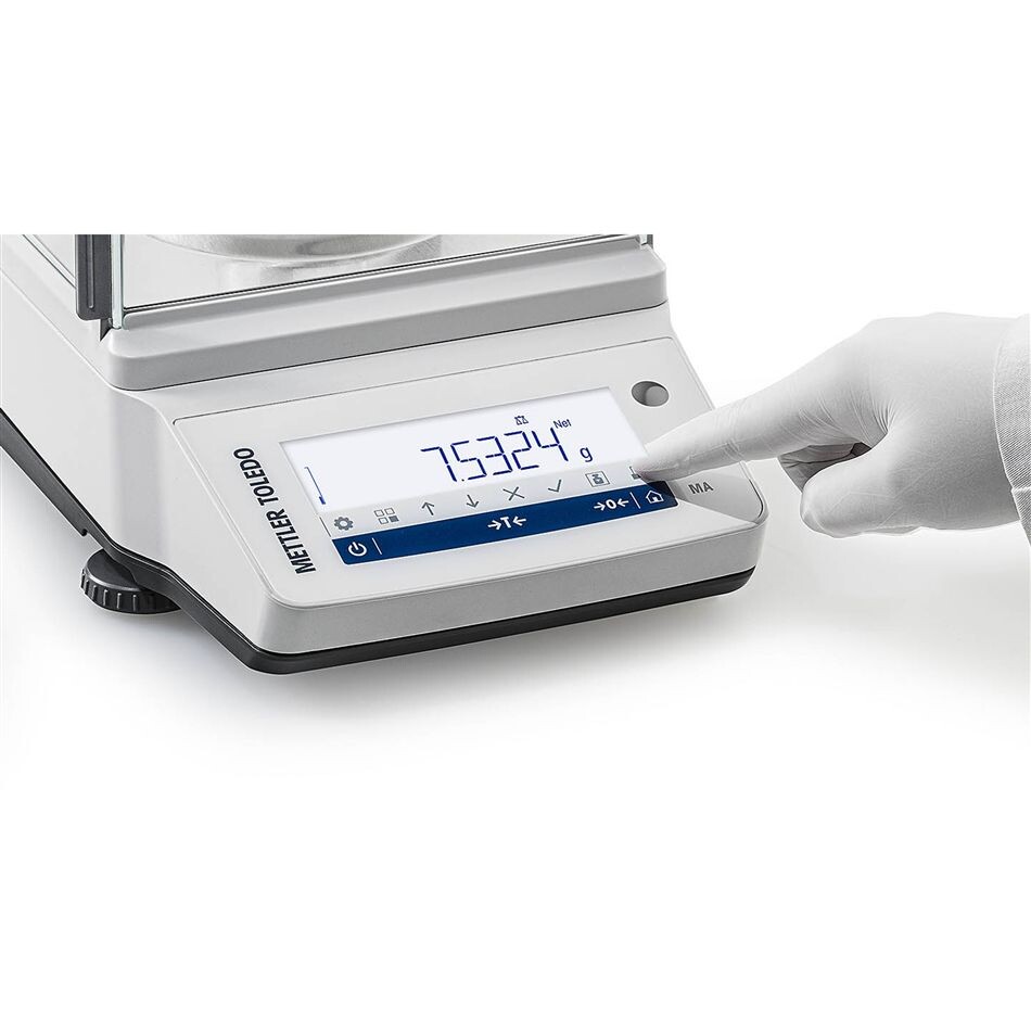 METTLER-TOLEDO Präzisionswaage MA2002 Wägebereich 2,2 kg Ablesbarkeit (d) 0,01 g