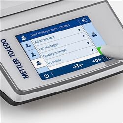 METTLER-TOLEDO Präzisionswaage MR203/M Geeichte Ausführung Wägebereich 220 g Ablesbarkeit (d) 1 mg Eichschritt (e) 10 mg