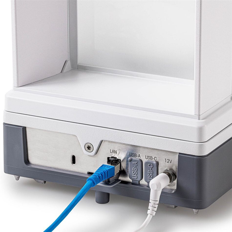 METTLER-TOLEDO Analysenwaage MX104/M Geeichte Ausführung Wägebereich 120 g Ablesbarkeit (d) 0,1 mg Eichschritt (e) 1 mg